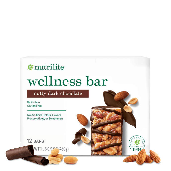 Nutrilite Wellness Bar, Nutty Dark Chocolate